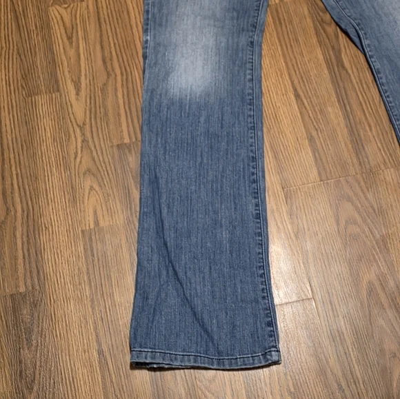 Vintage Guess Daredevil Bootcut Jeans Womens 30 Distressed Blue Denim E79 - Picture 2 of 15